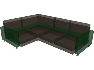 Couch 3D Model preview