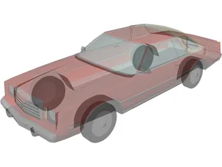 Dodge Mirada (1980) 3D Model preview