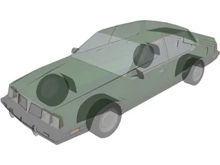 Pontiac 6000 (1984) 3D Model preview