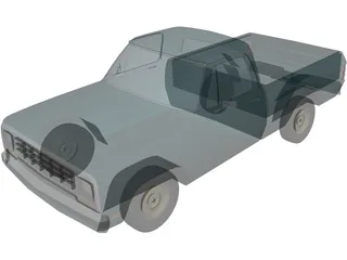 Dodge Ram (1984) 3D Model preview