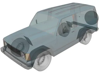 Isuzu Trooper (1986) 3D Model preview