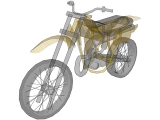 Kawasaki KX-80 (1982) 3D Model preview