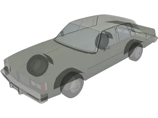 Oldsmobile Cutlass Sedan (1985) 3D Model preview