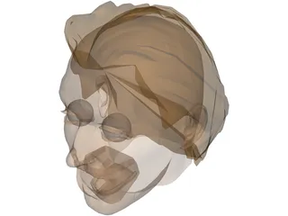 Head Male 3D Model preview