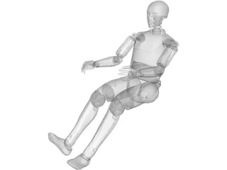 Crash Test Dummy 3D Model preview