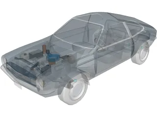 Ford Pinto (1973) 3D Model preview