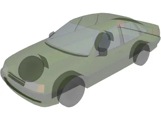 Opel Vectra (1990) 3D Model preview