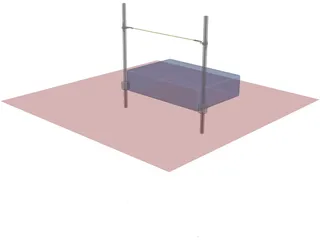 High Jump 3D Model preview