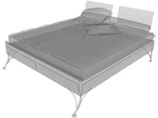 Bed 3D Model preview