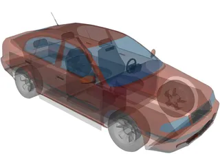 Skoda Octavia 3D Model preview