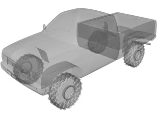 Nissan Pickup (1996) 3D Model preview