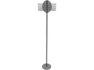 Lamp Floor 3D Model preview