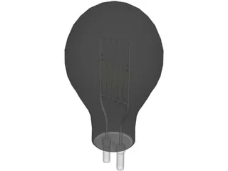 Light Bulb 3D Model preview