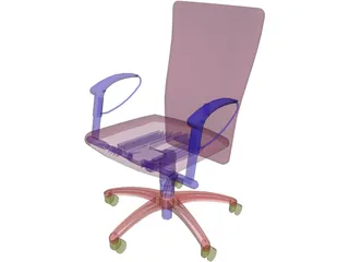Chair Arms Task 3D Model preview
