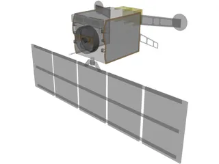Space Based Infrared Satellite (SBIRS) 3D Model preview