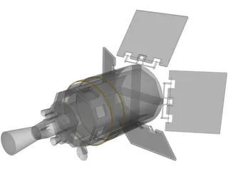 Defense Satellite (DSP) 3D Model preview