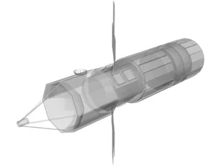 Satellite Zenith 3D Model preview