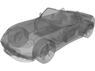 BMW Z8 Convertible 3D Model preview