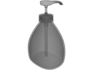 Liquid Soap Dispenser 3D Model preview