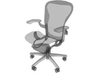 Aeron Chair 3D Model preview