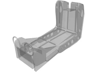 Ejection Seat 3D Model preview