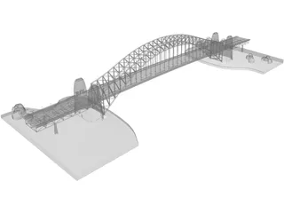 Iron Bridge 3D Model preview