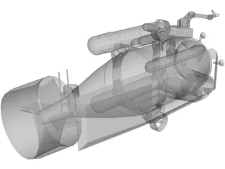Submersible 3D Model preview