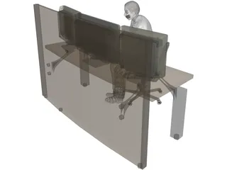 Console 3D Model preview