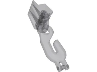 Chain Hook 3D Model preview