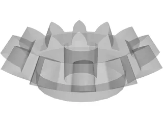 Bevel Pinion 3D Model preview