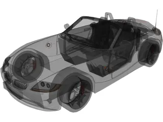 BMW Z4 3D Model preview