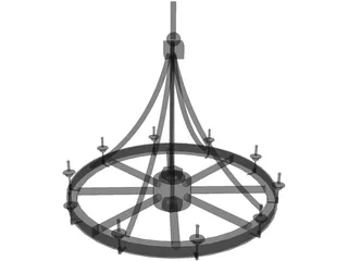 Lustre Far-West 3D Model preview