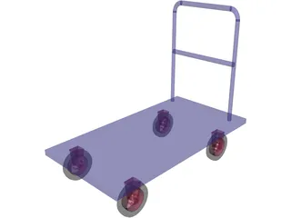 Pushcar 3D Model preview