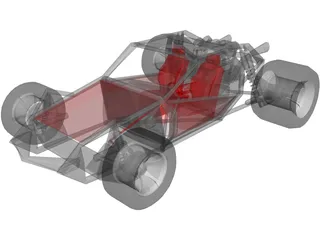 Dune Buggy 3D Model preview