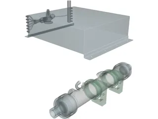 AC&R Evaperator and Condenser 3D Model preview