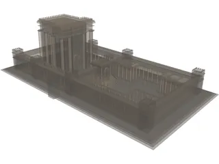 Second Temple 3D Model preview