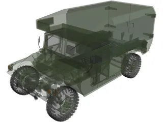 M997 Ambulance 3D Model preview