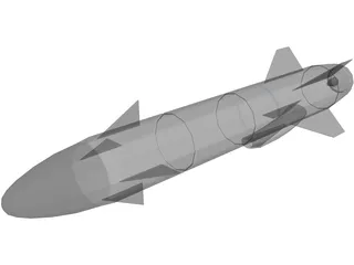 Missile Penguin Anti-Ship 3D Model preview