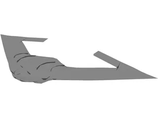 B-2 Stealth Bomber 3D Model preview