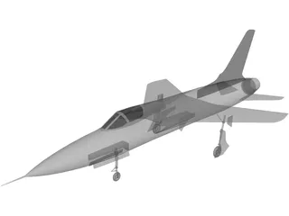 F-105 Thunderchief 3D Model preview