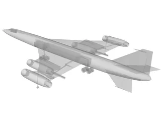 Myasishchev M-50 Bounder 3D Model preview