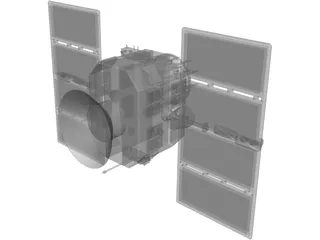 Navstar Satellite 3D Model preview