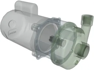 Electric Pump 3D Model preview