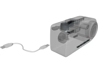 Sony Cyber-Shot Digital Camera 3D Model preview