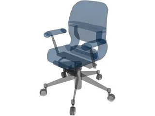 Office Chair 3D Model preview