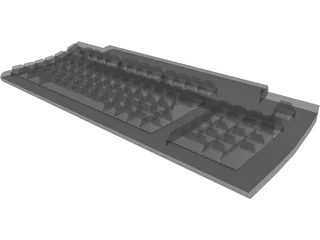 Keyboard Apple 3D Model preview