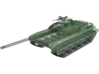 T90 Russian Main Battle Tank (MBT) 3D Model preview