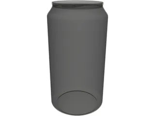 Can Soda Closed 3D Model preview