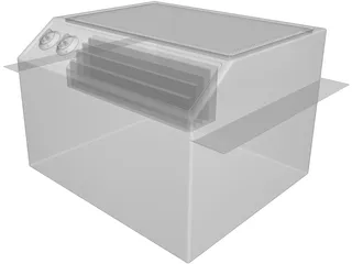 AirCo Air Conditioner 3D Model preview