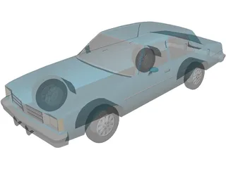 Oldsmobile Cutlass Brougham (1981) 3D Model preview